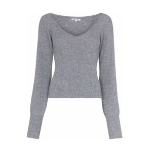 Reformation Hart Sweater 100% Cashmere V Neck Women's Size X-large